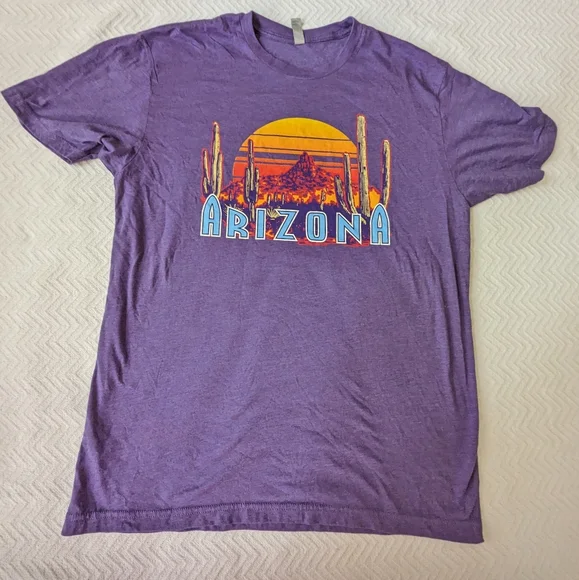 Purple Arizona Souvenir Tshirt Rad - Picture 2 of 4